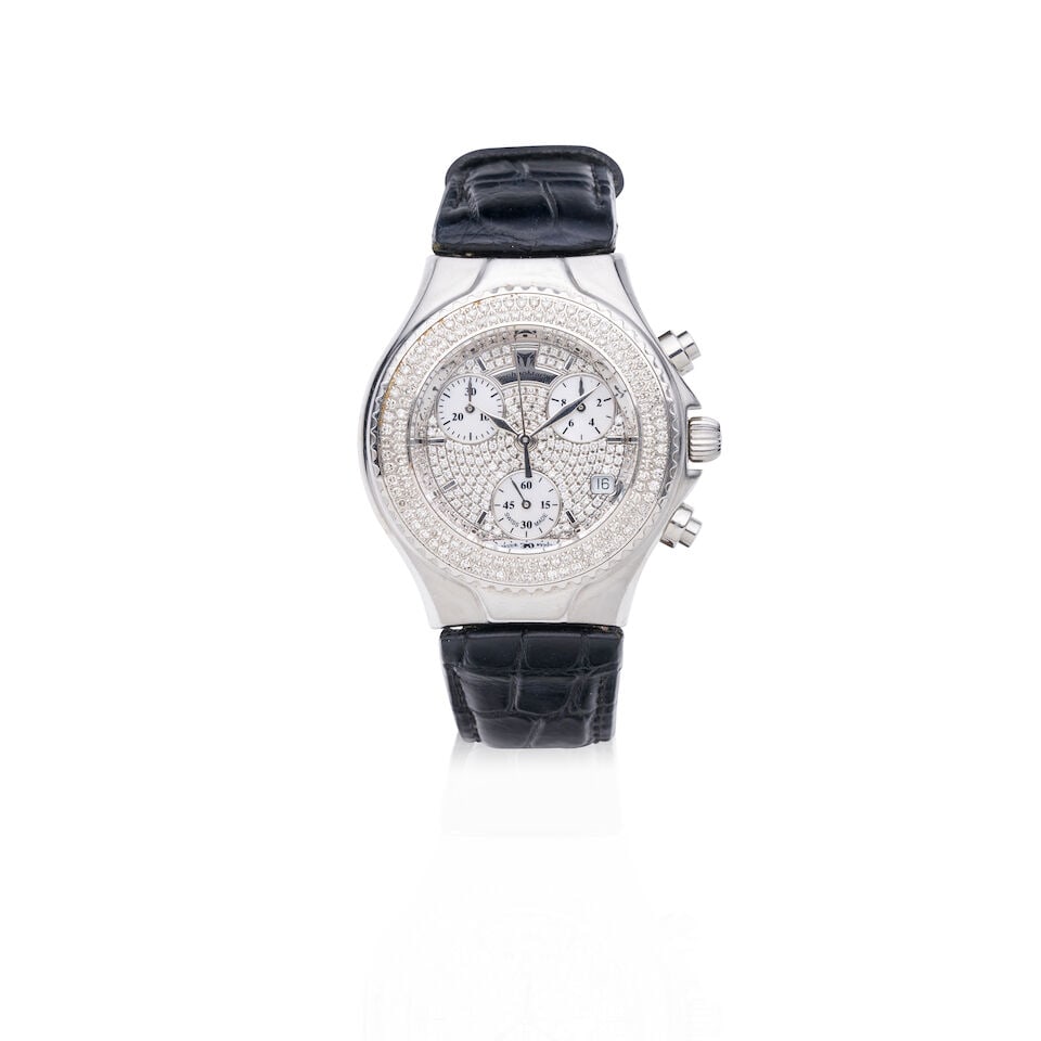 TECHNO MARINE | STAINLESS STEEL AND DIAMOND CHRONOGRAPH WRISTWATCH (1 of 1)