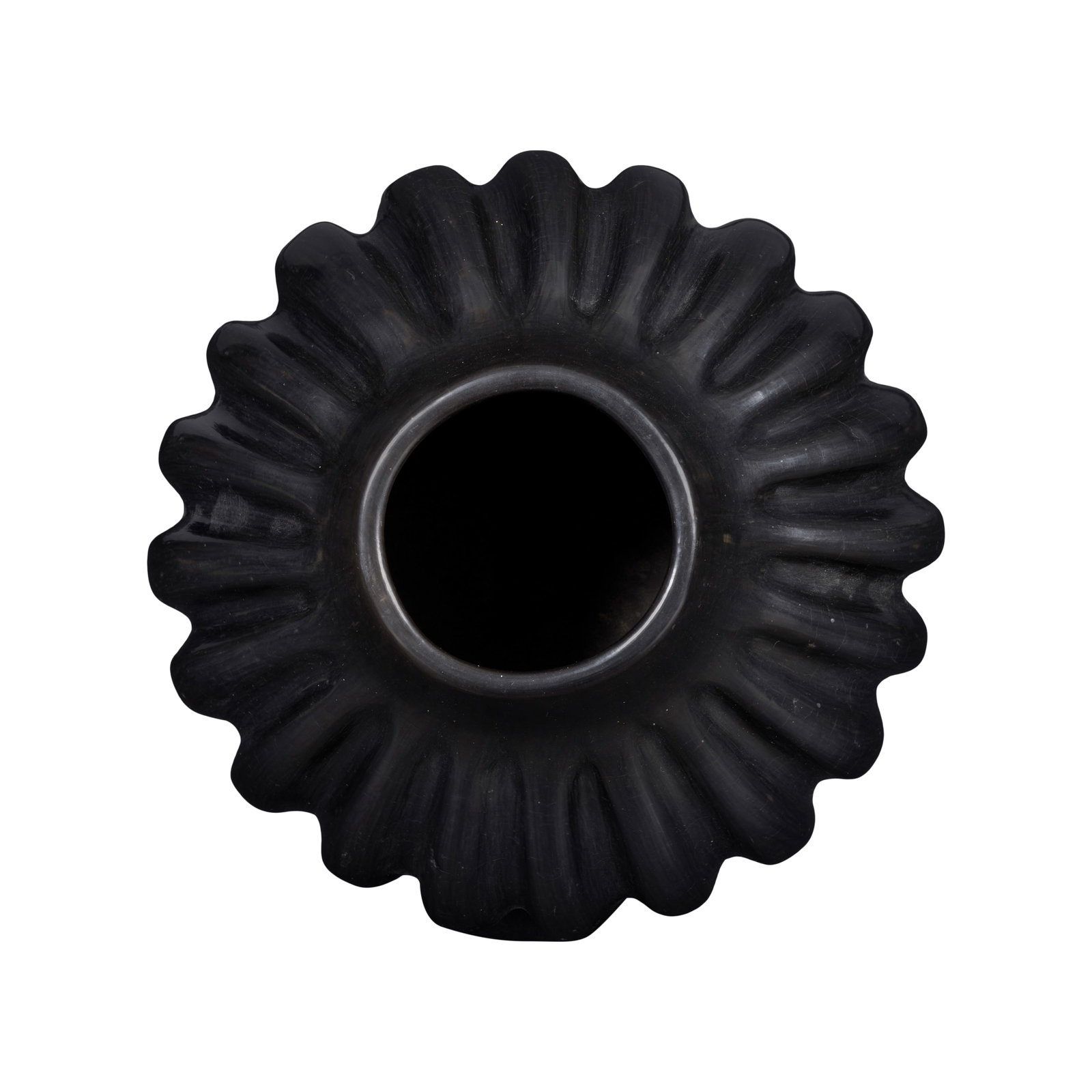 A Helen Shupla blackware melon jar (1 of 1)