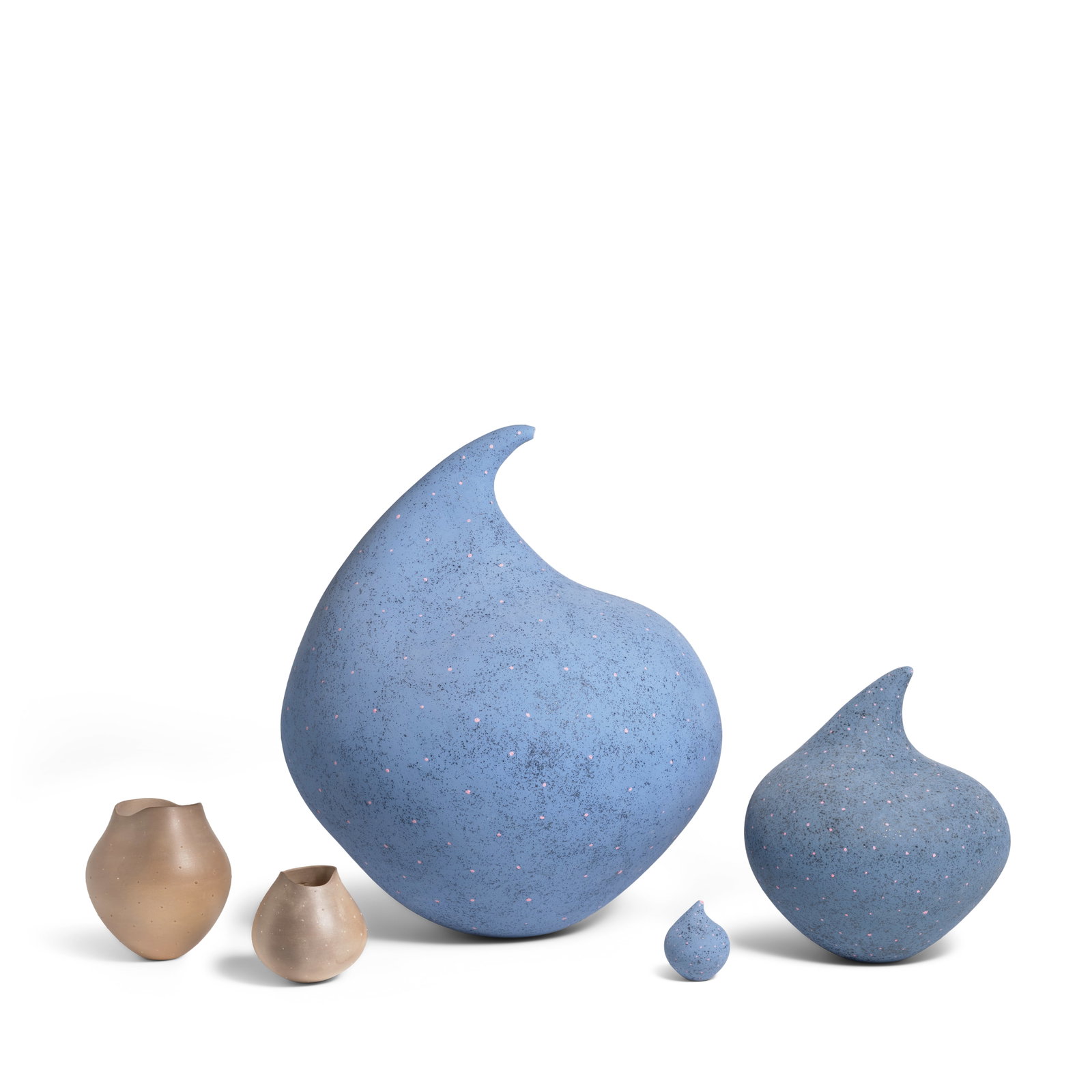 Five Jacquie Stevens pottery items (1 of 1)