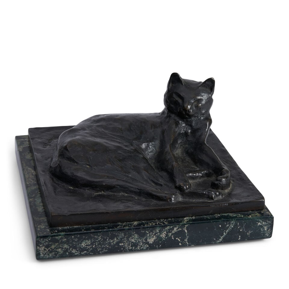 After Théophile Alexandre Steinlen (French, 1859-1923) Reclining Cat (1 of 3)
