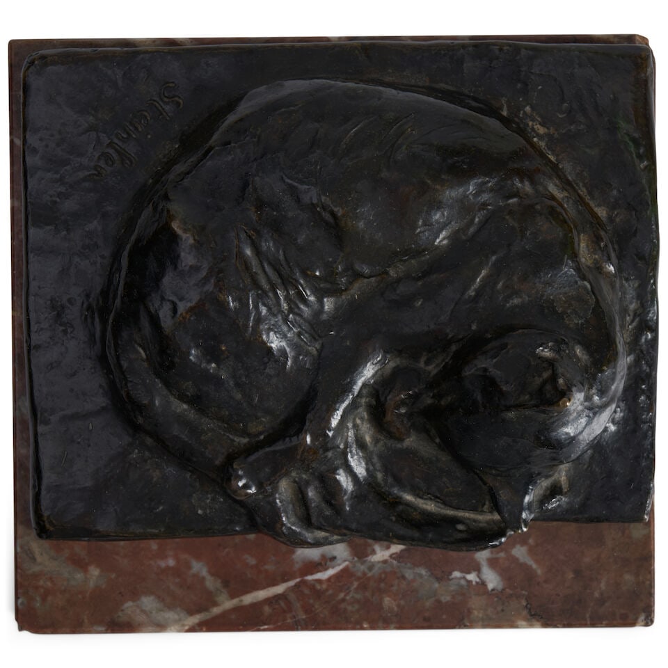After Théophile Alexandre Steinlen (French, 1859-1923) Sleeping Cat (1 of 2)