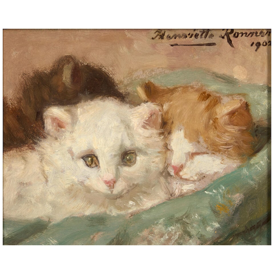 Henriette Ronner-Knip (Dutch, 1821-1909) (1 of 4)