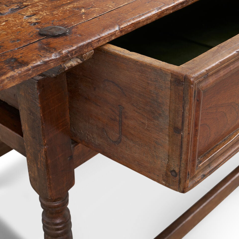 A Continental Provincial work table, late 17th / early 18th century, - 2