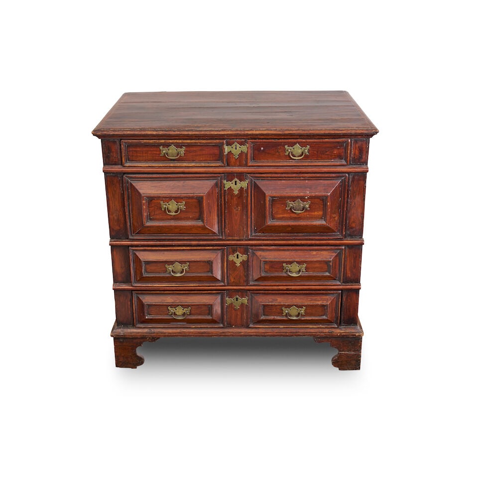 An English chest of drawers, - 2