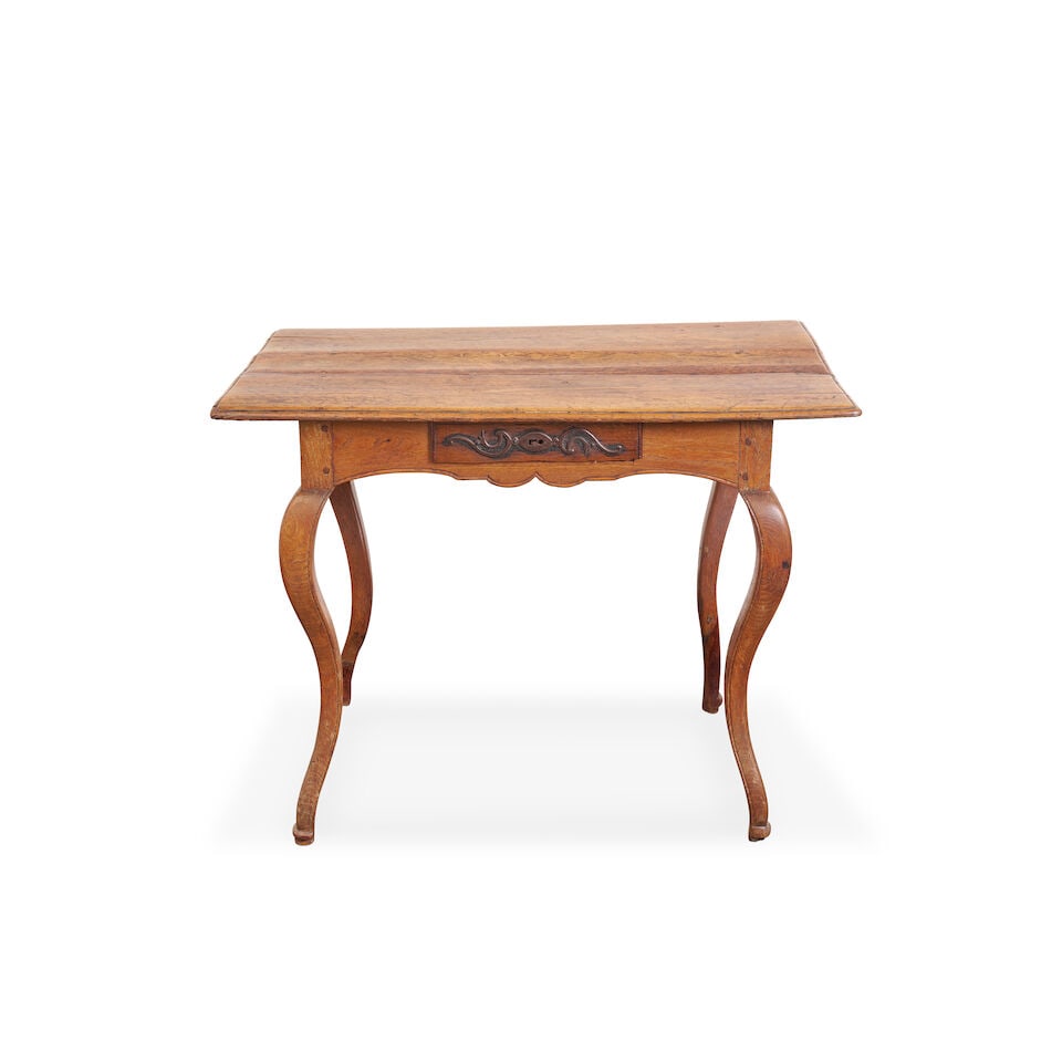 A French Louis XV side table,18th century, - 2