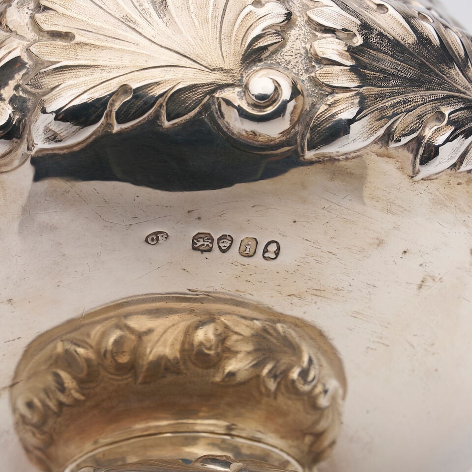 A George IV English silver two-handled sugar bowl Marks of Charles Fox II, London, 1824, - 2