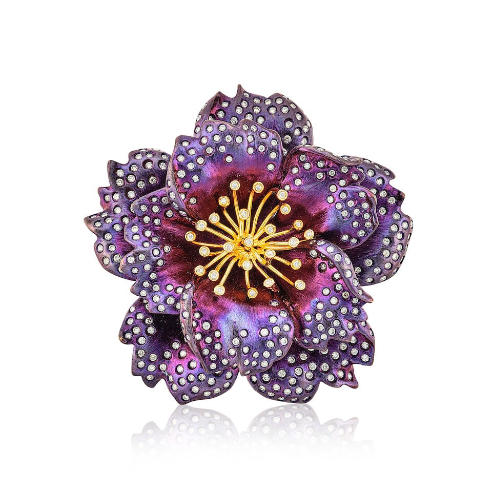 TITANIUM AND DIAMOND RING/PENDANT - 2