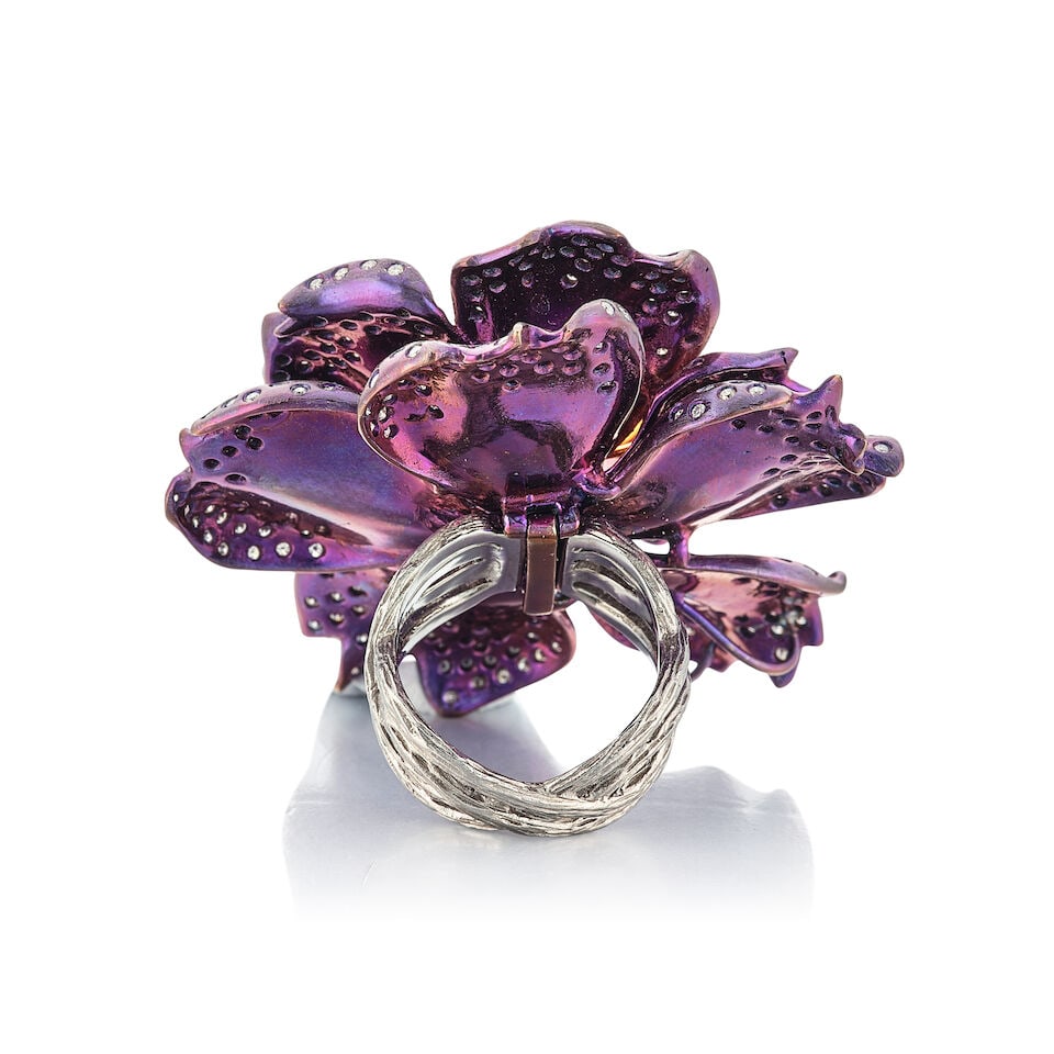 TITANIUM AND DIAMOND RING/PENDANT - 3