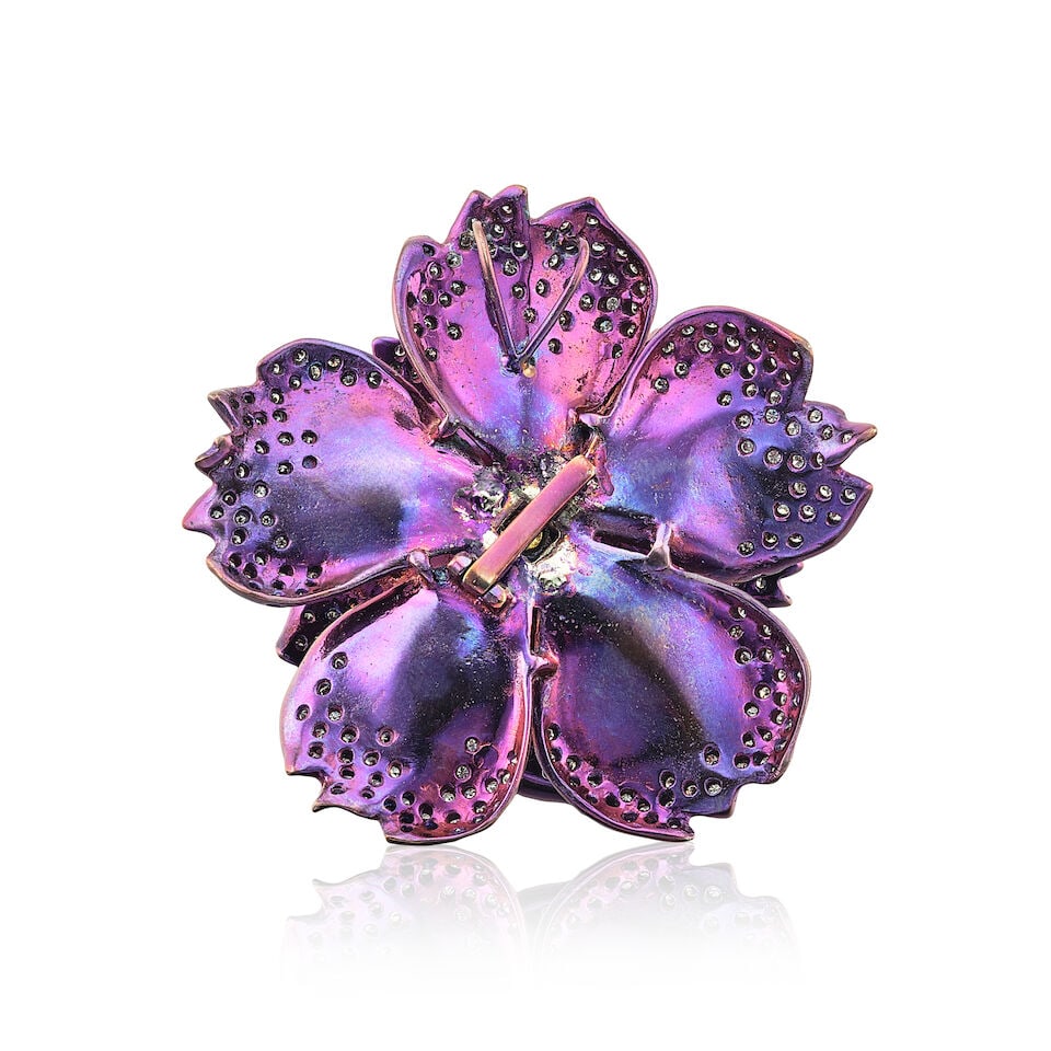 TITANIUM AND DIAMOND RING/PENDANT - 4