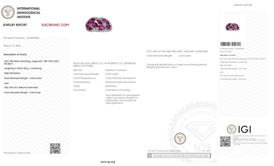 RUBY AND DIAMOND RING; AND CULTURED PEARL, GEM-SET AND DIAMOND 'BUTTERFLY' BROOCH (2) - 4