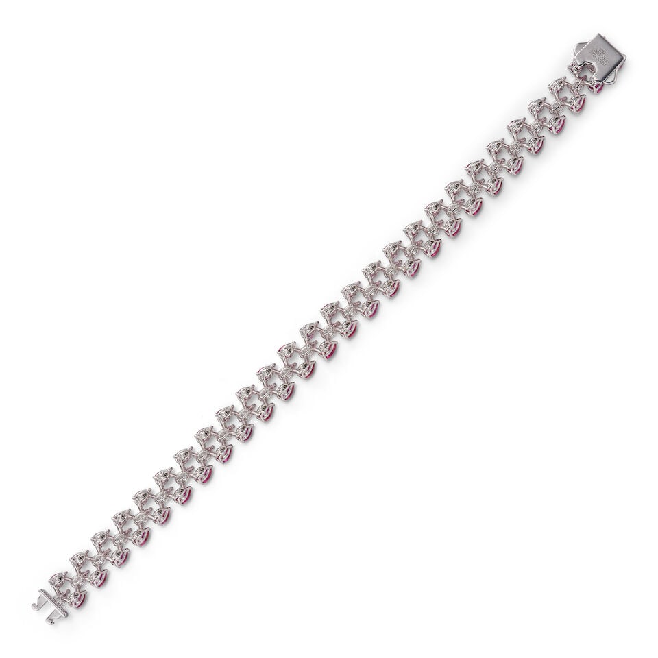 RUBY AND DIAMOND BRACELET - 3