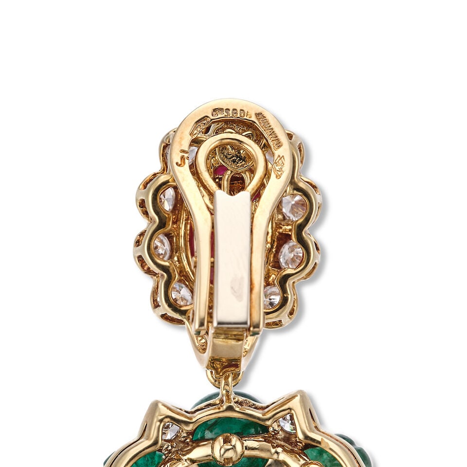 MOUAWAD: GEM-SET AND DIAMOND PARURE (4) - 6