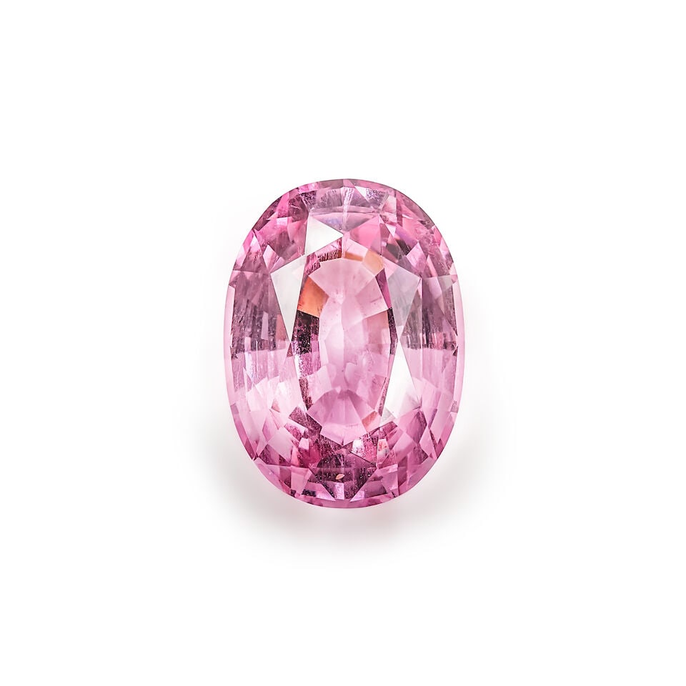 UNMOUNTED SPINEL: UNMOUNTED SPINEL 5.68克拉天然未經加熱處理尖晶石 Certificate: GIA, spinel, natural, 5.68cts, pink, unheated (6515497275,