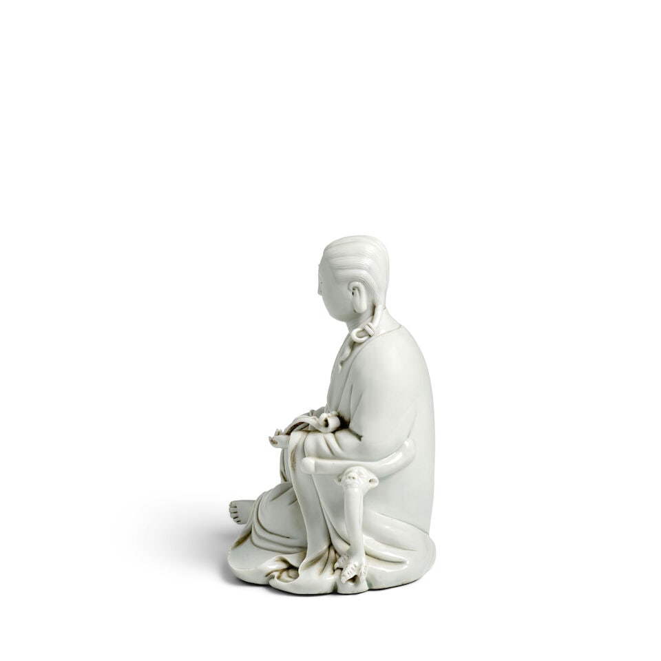 A DEHUA WHITE-GLAZED SEATED FIGURE OF GUANYIN 20th century - 3