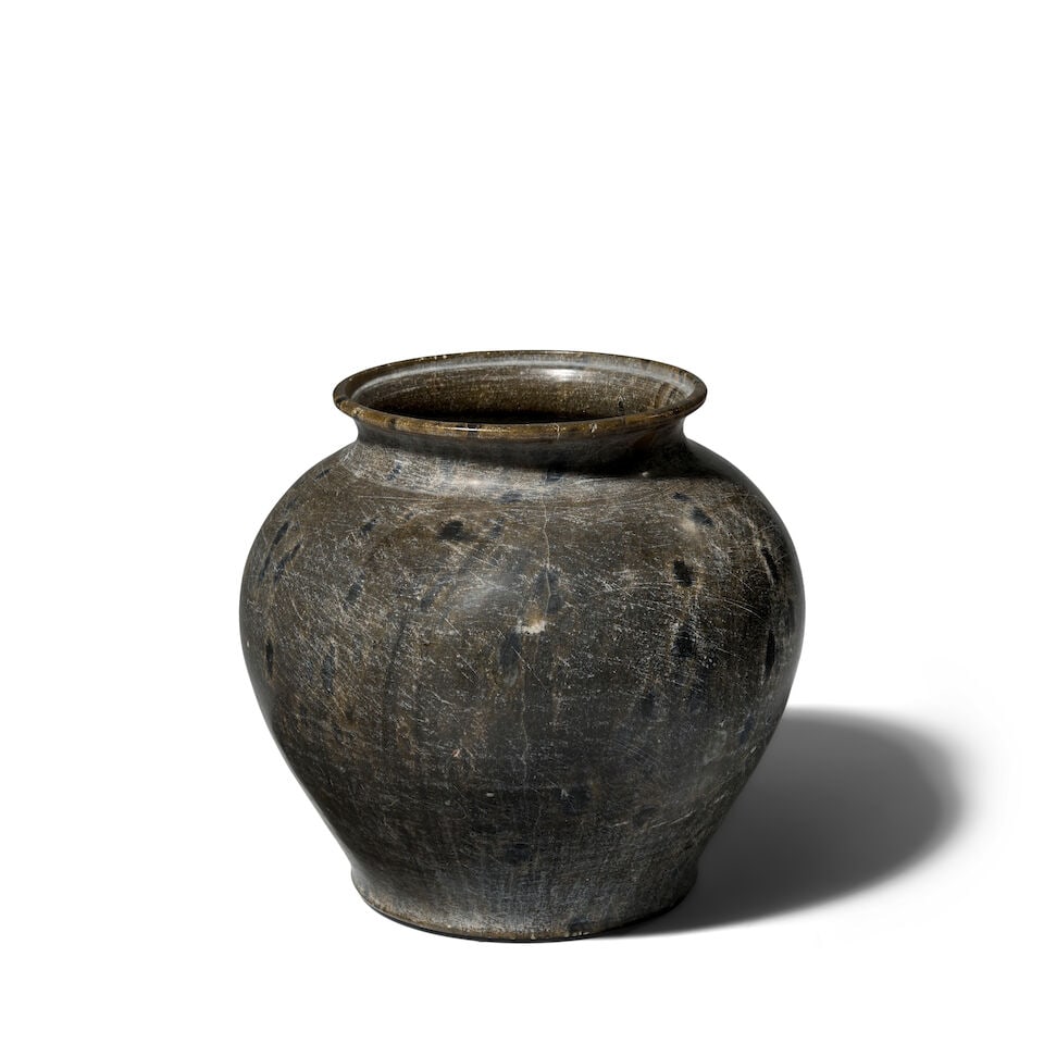 A SMALL STEATITE JAR Tang Dynasty (1 of 3)
