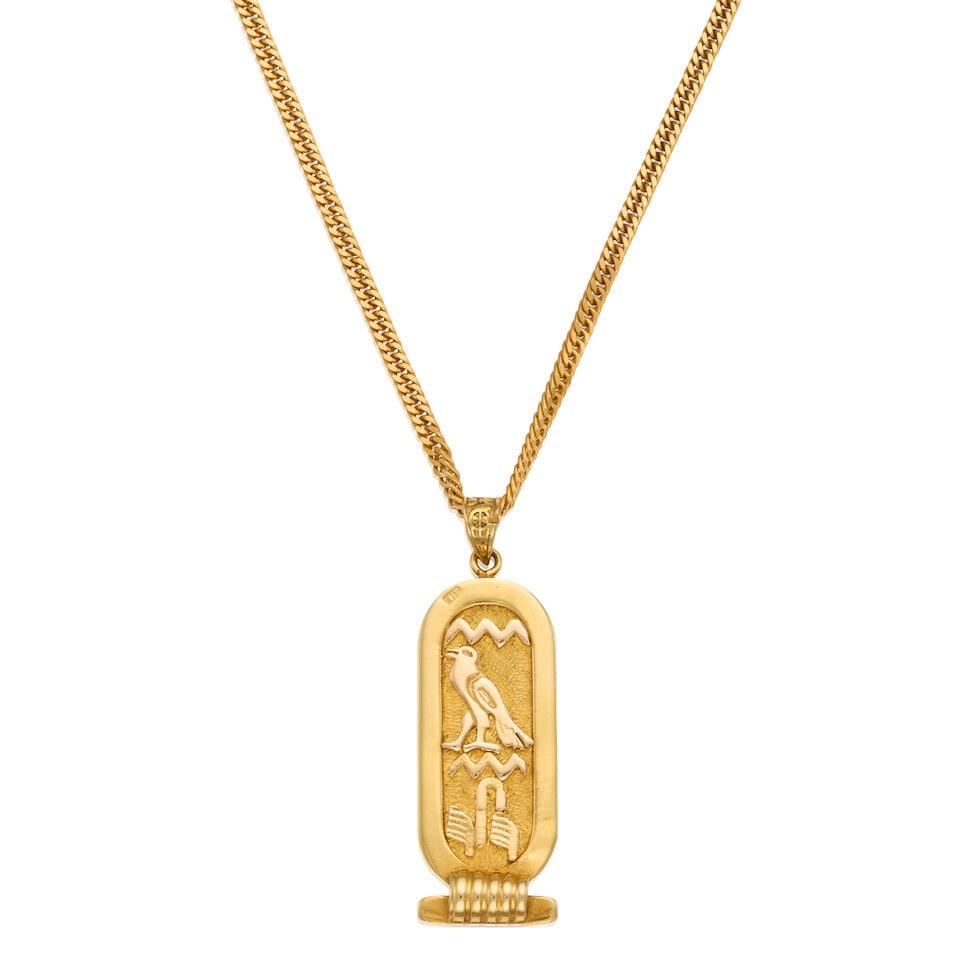 BALESTRA: 18K GOLD PENDANT WITH CHAIN - 2