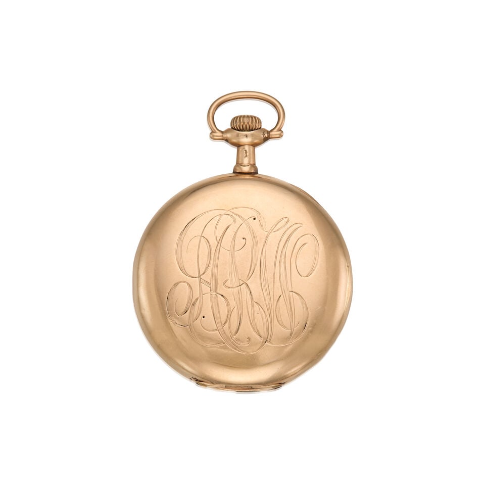 WALTHAM: 12K GOLD KEYLESS WIND OPEN FACE WATCH - 2