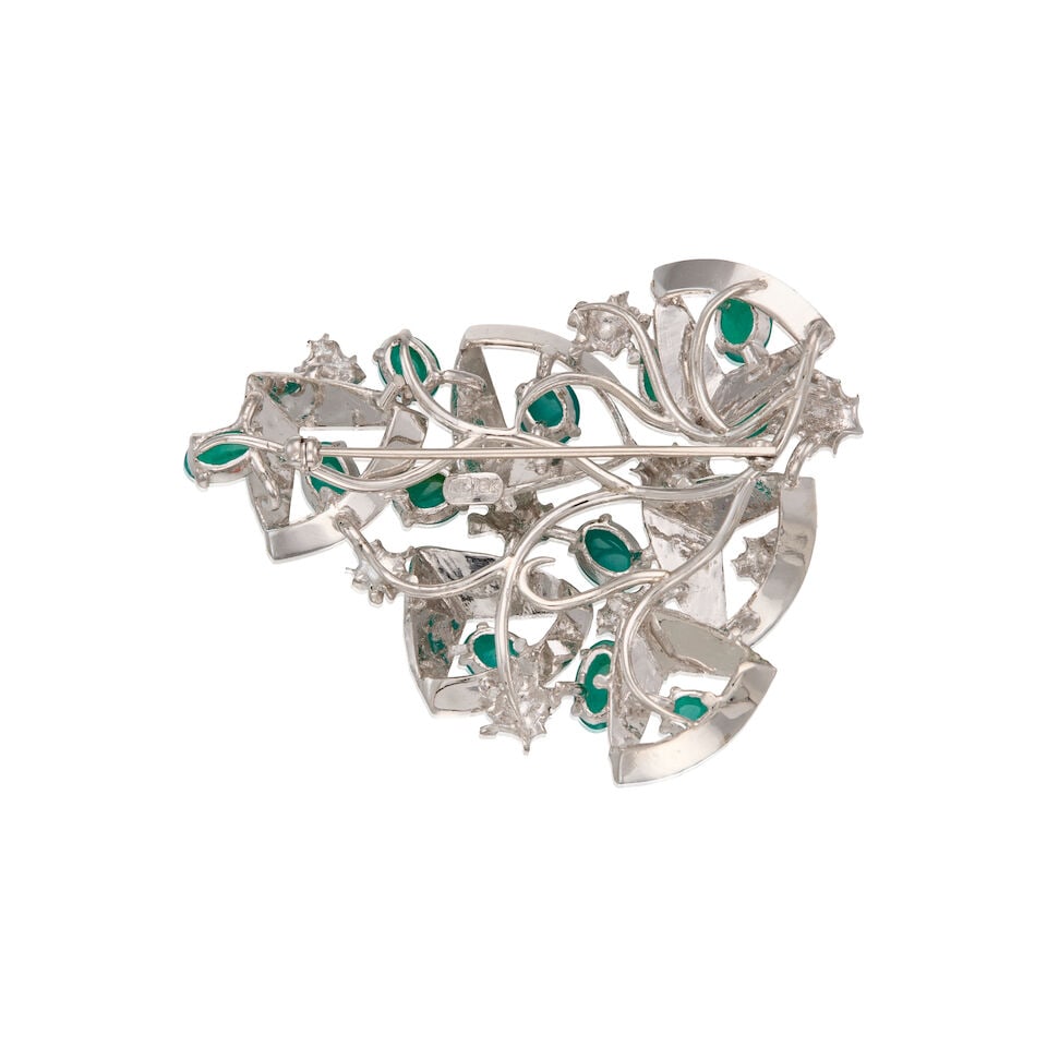 GEM SILICA BROOCH - 2