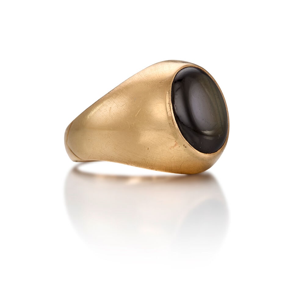 14K STAR SAPPHIRE RING - 2