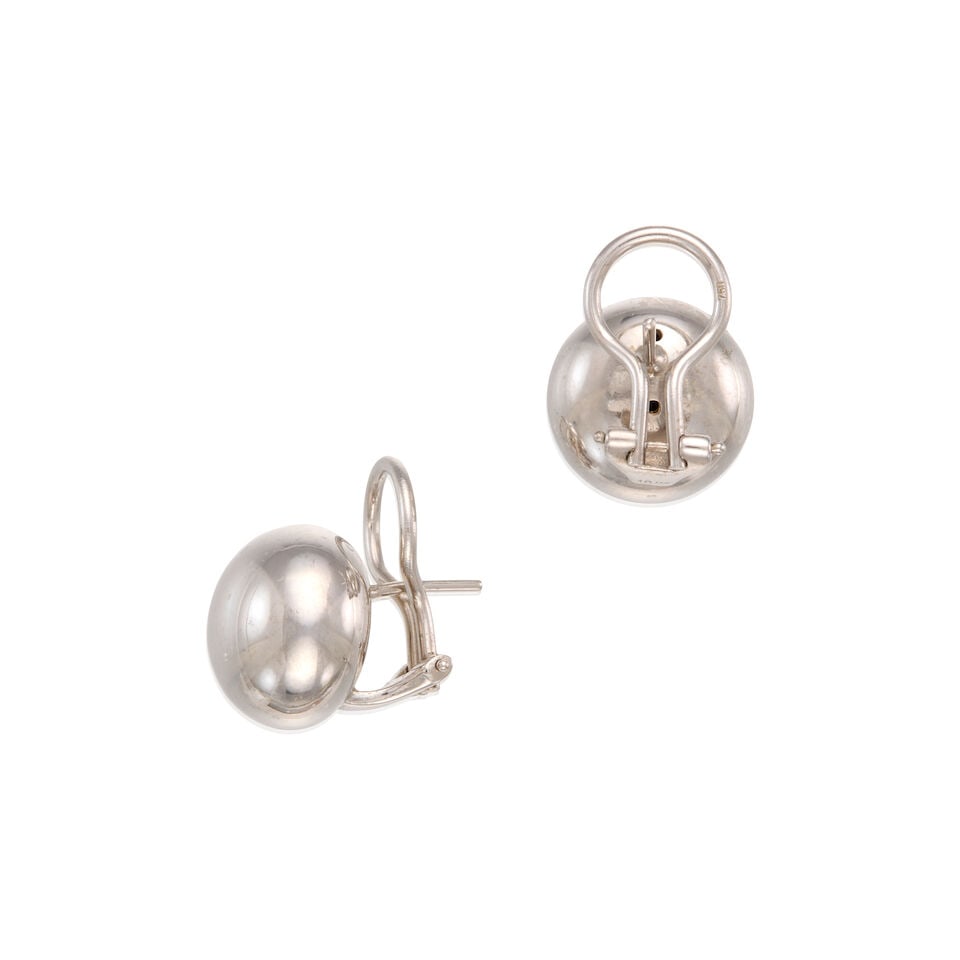 18K WHITE GOLD EARRINGS - 2