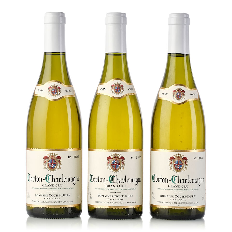 Domaine Coche Dury Corton Charlemagne, 2009 (3x 750ml): Domaine Coche Dury Corton Charlemagne, 2009 (3x 750ml) Region: Burgundy For further information on this lot please visit Bonhams.com For further information about this lot please