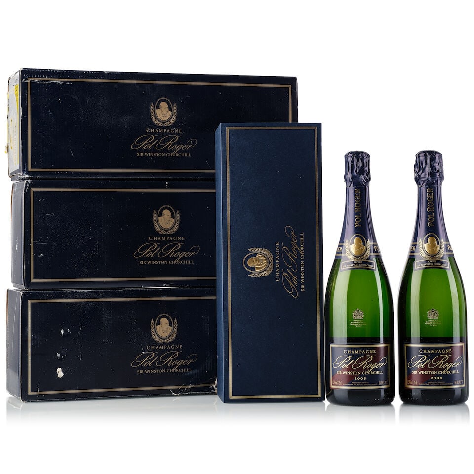 Pol Roger Sir Winston Churchill, 2008 (12x 750ml) - 2