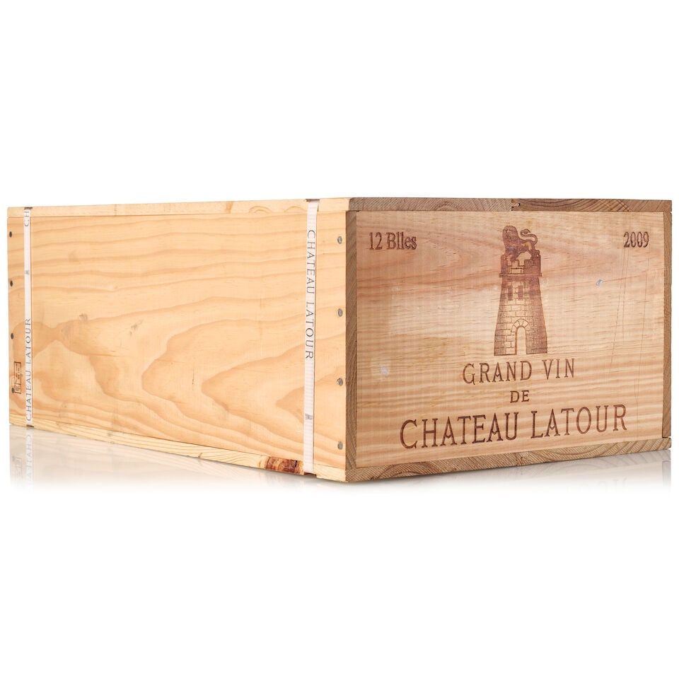 Château Latour, 2009 (12x 750ml): Château Latour, 2009 (12x 750ml) Region: Bordeaux Packaging: owc, banded For further information on this lot please visit Bonhams.com For further information about this lot please