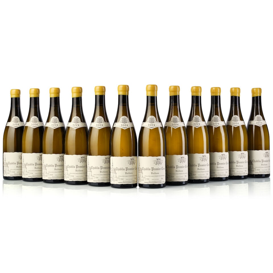 Domaine François Raveneau Chablis Vaillons, 2004 (12x 750ml): Domaine François Raveneau Chablis Vaillons, 2004 (12x 750ml) Region: Burgundy Packaging: oc For further information on this lot please visit Bonhams.com For further information about this lot