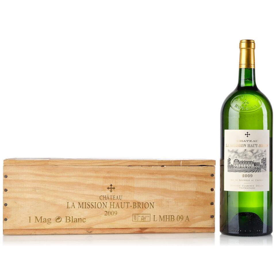 Château La Mission Haut Brion Blanc, 2009 (1x Magnum): Château La Mission Haut Brion Blanc, 2009 (1x Magnum) Region: Bordeaux Packaging: owc For further information on this lot please visit Bonhams.com For further information about this lot please