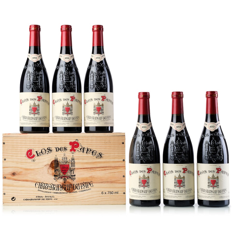 Clos des Pape Châteauneuf-du-Pape, 2015 (12x 750ml): Clos des Pape Châteauneuf-du-Pape, 2015 (12x 750ml) Region: Rhone Valley Packaging: 2owc6 For further information on this lot please visit Bonhams.com For further information about this lot pleas