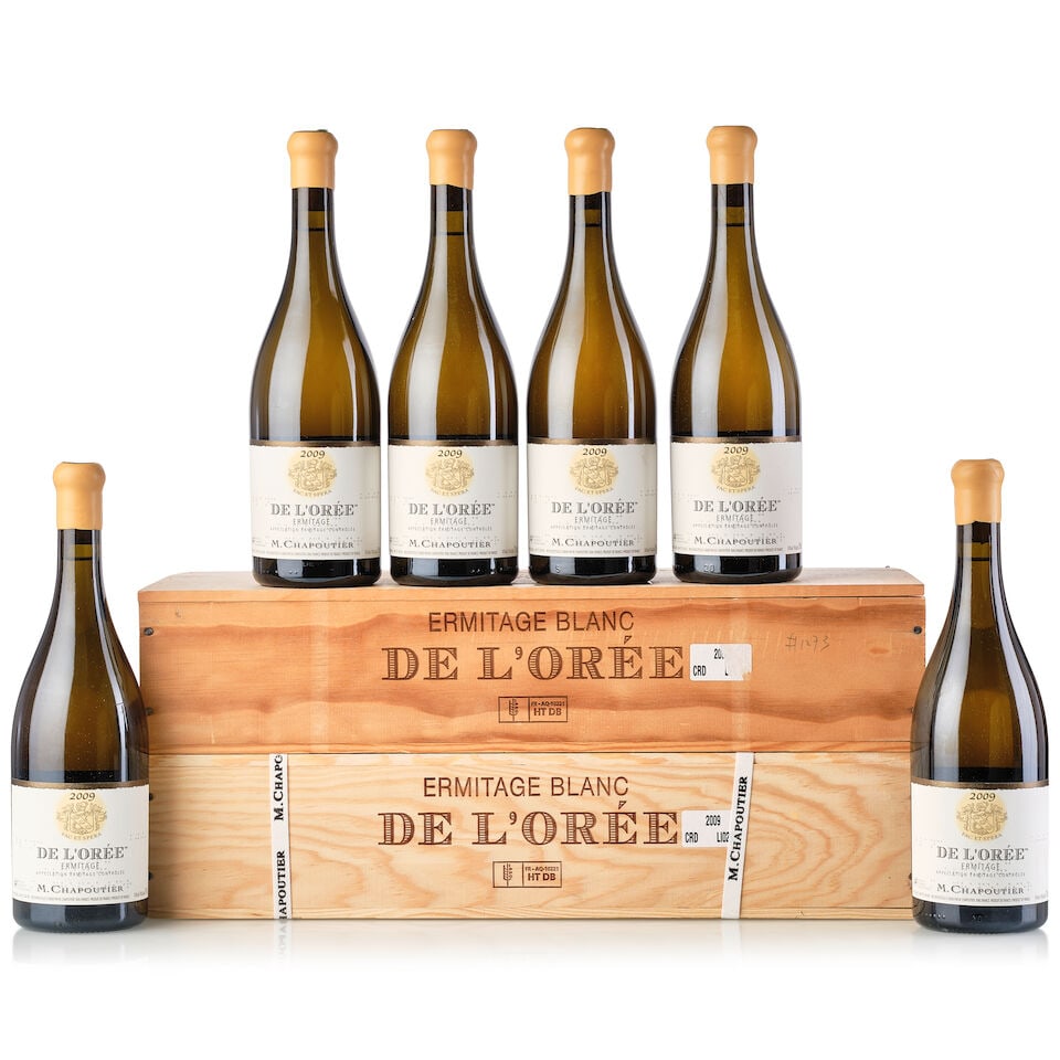 M. Chapoutier Ermitage de l'Orée Blanc, 2009 (12x 750ml): M. Chapoutier Ermitage de l'Orée Blanc, 2009 (12x 750ml) Region: Rhone Valley Packaging: owc6, banded; owc6 For further information on this lot please visit Bonhams.com For further information