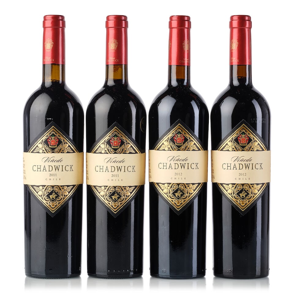Vinedo Chadwick, 2011 (2x 750ml) Vinedo Chadwick, 2012 (2x 750ml): Vinedo Chadwick, 2011 (2x 750ml) Region: Chile Vinedo Chadwick, 2012 (2x 750ml) Region: Chile For further information on this lot please visit Bonhams.com For further information about this lot please