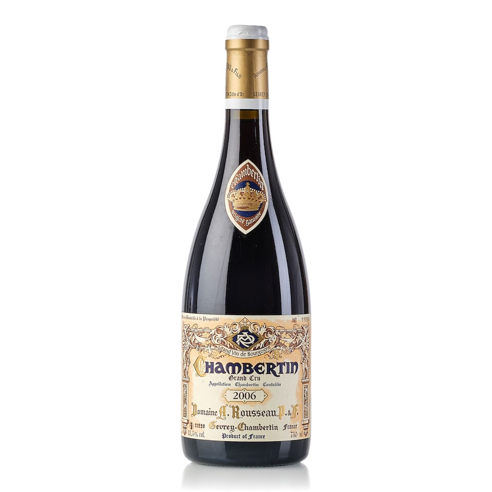Domaine Armand Rousseau Chambertin, 2006 (1x 750ml): Domaine Armand Rousseau Chambertin, 2006 (1x 750ml) Region: Burgundy For further information on this lot please visit Bonhams.com For further information about this lot please