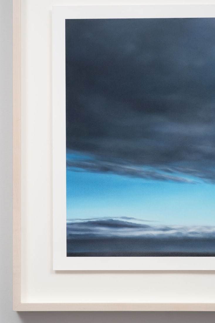 LISA MILROY (B. 1959) Sky framed: 55.8 x 62.6cm (22 x 24 5/8in). (Executed in 2025, this work i... - 2