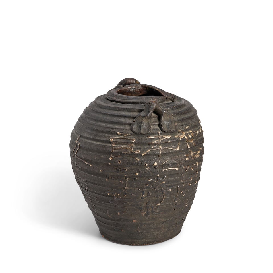 A Stoneware Jar, Japan, 20th century, - 2