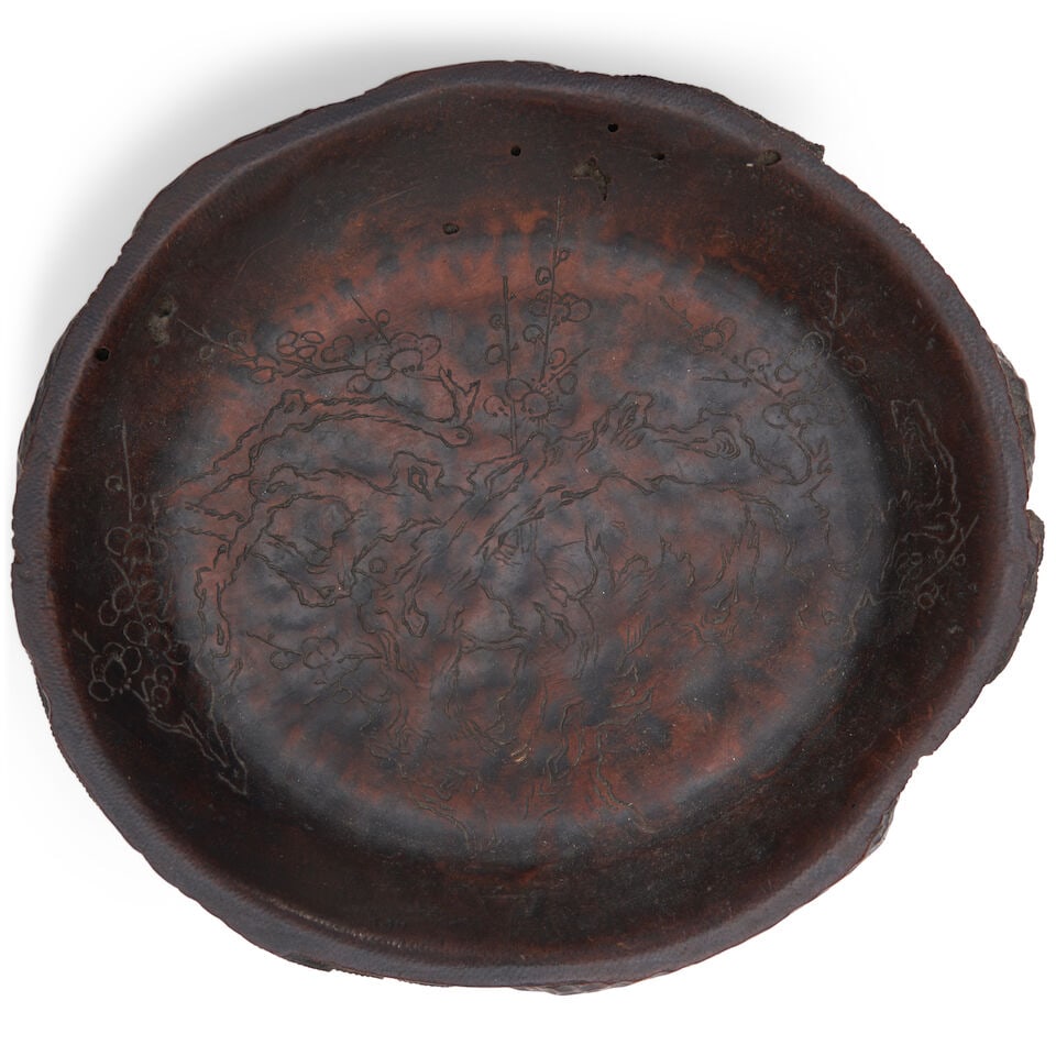 A Bamboo and Rootwood Openwork Carved Tray/Stand Japan, Meiji era (1868-1912), 19th/20th century, - 3