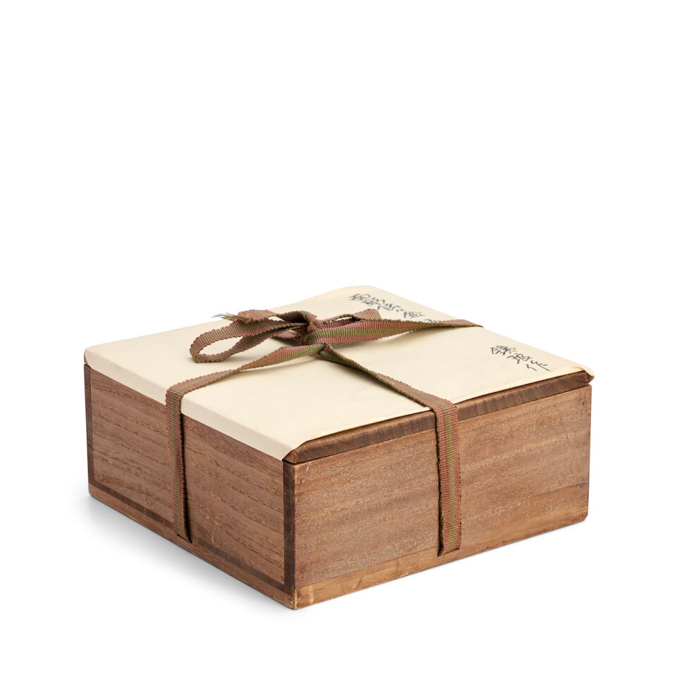 Kano Tessai (1845-1925), A Set of Five Small Circular Wood Trays Japan, Meiji (1868-1912) or Tai... - 2