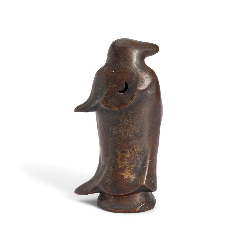 A Bronze Figure of Daruma Japan, late Edo period (1615-1868) or Meiji era (1868-1912), 19th/20th... - 2