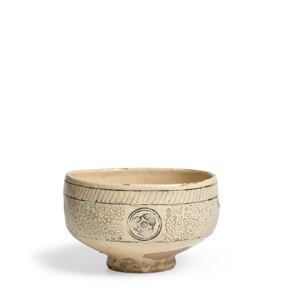A Stoneware Chawan (Tea Bowl) Korea, 20th century, (1 of 2)