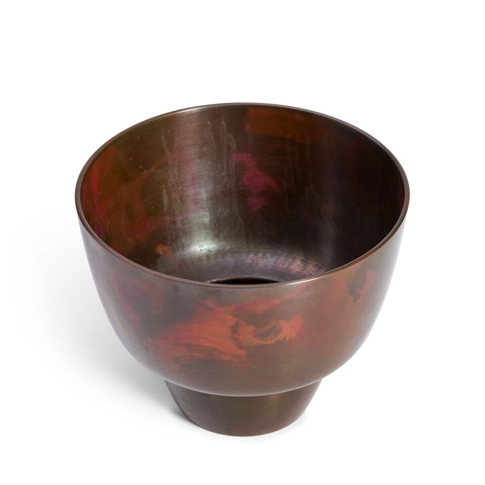 A Bronze Bowl Japan, 20th century, - 3