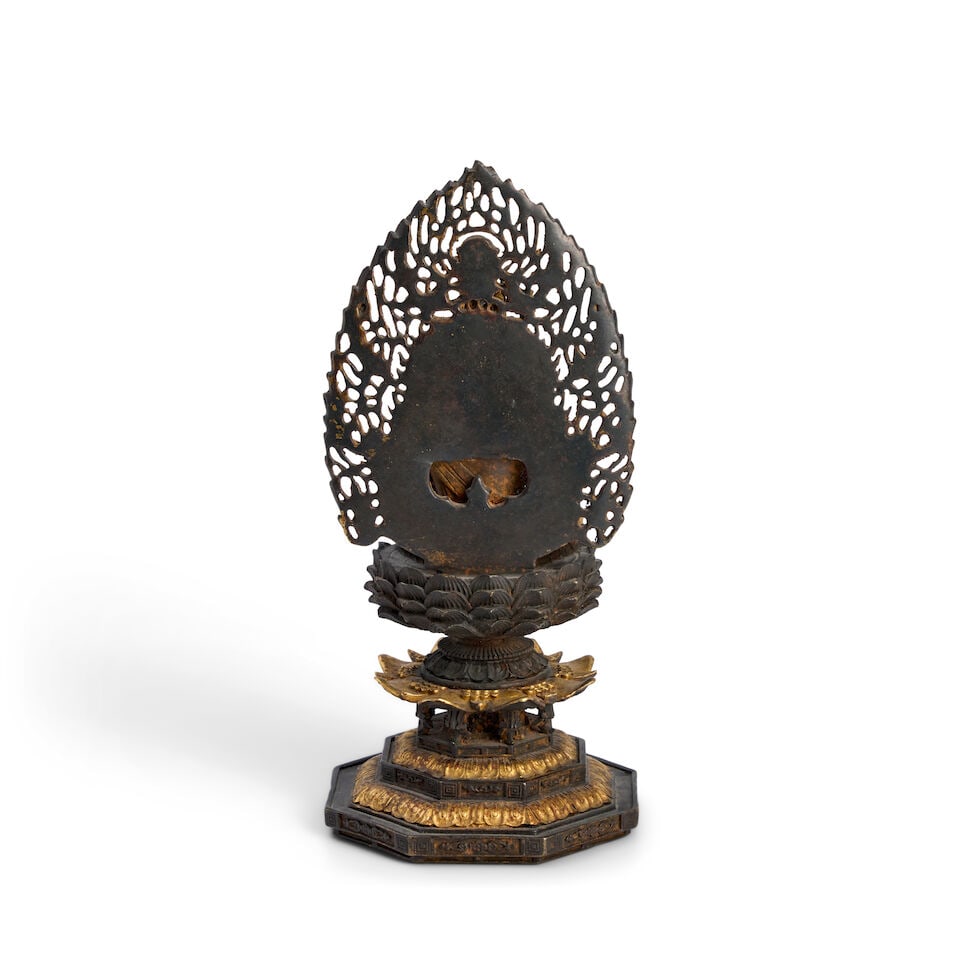 A Gilt Bronze Figure of Dainichi Nyorai Japan, Edo period (1615-1868) or Meiji era (1868-1912), ... - 2