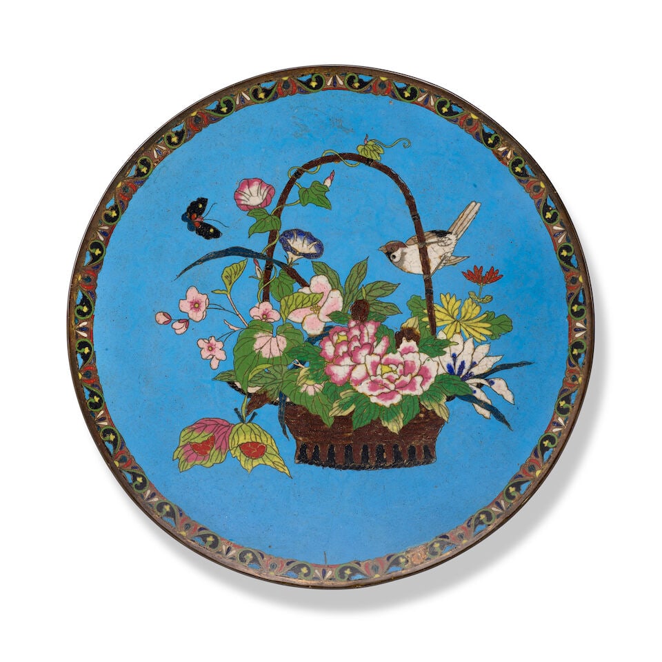 A Cloisonne-enamel Charger Japan, Meiji era (1868-1912), late 19th century, (1 of 1)