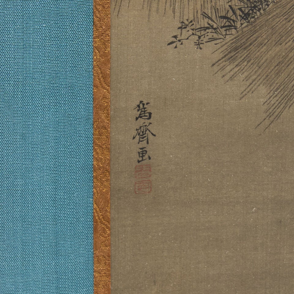 Katsushika Isai (1821-1880), A Pair of Paneled Paintings Japan, Edo period (1615-1868), (2) - 3