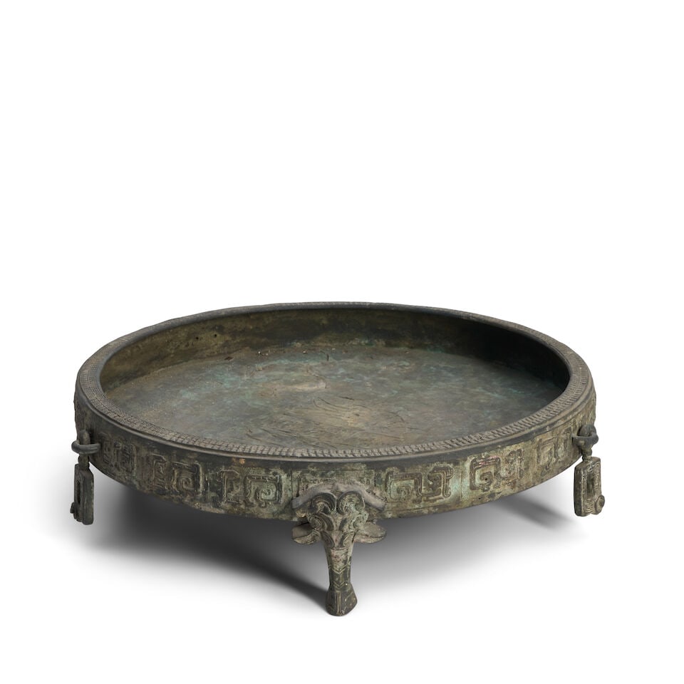 An Archaic Style Cast Bronze Basin, Pan China, Warring States style, 20th century, - 2