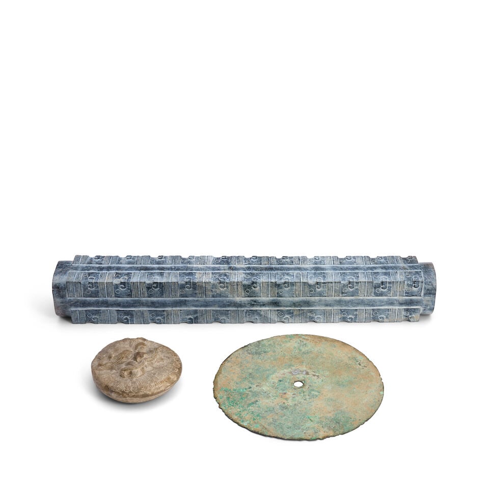 Three Archaic Style Ritual Items China, Warring States/Han style, 20th century, (3) (1 of 1)
