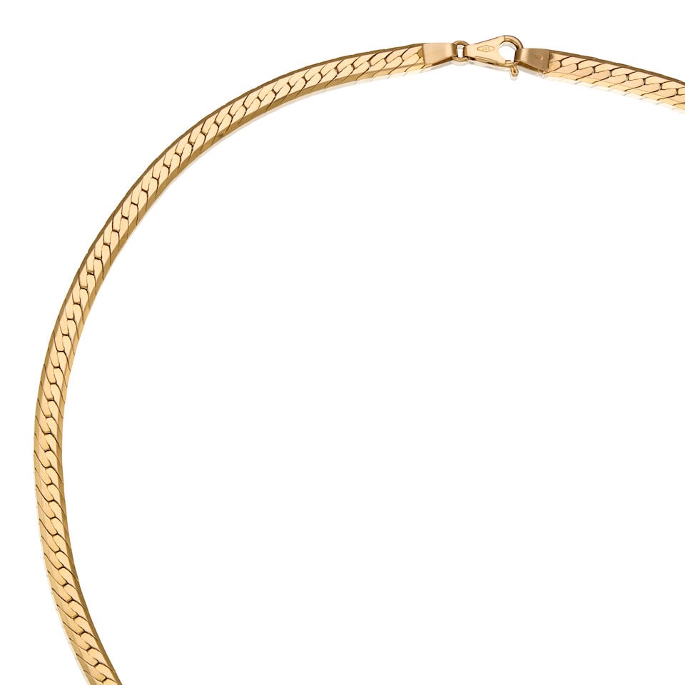 14K YELLOW GOLD NECKLACE - 2