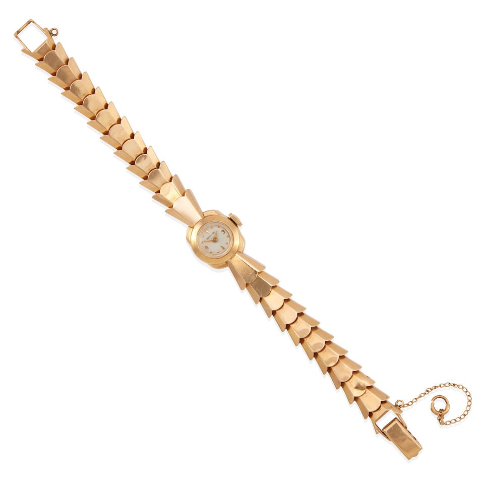 HAMILTON: 14K YELLOW GOLD WRISTWATCH - 2