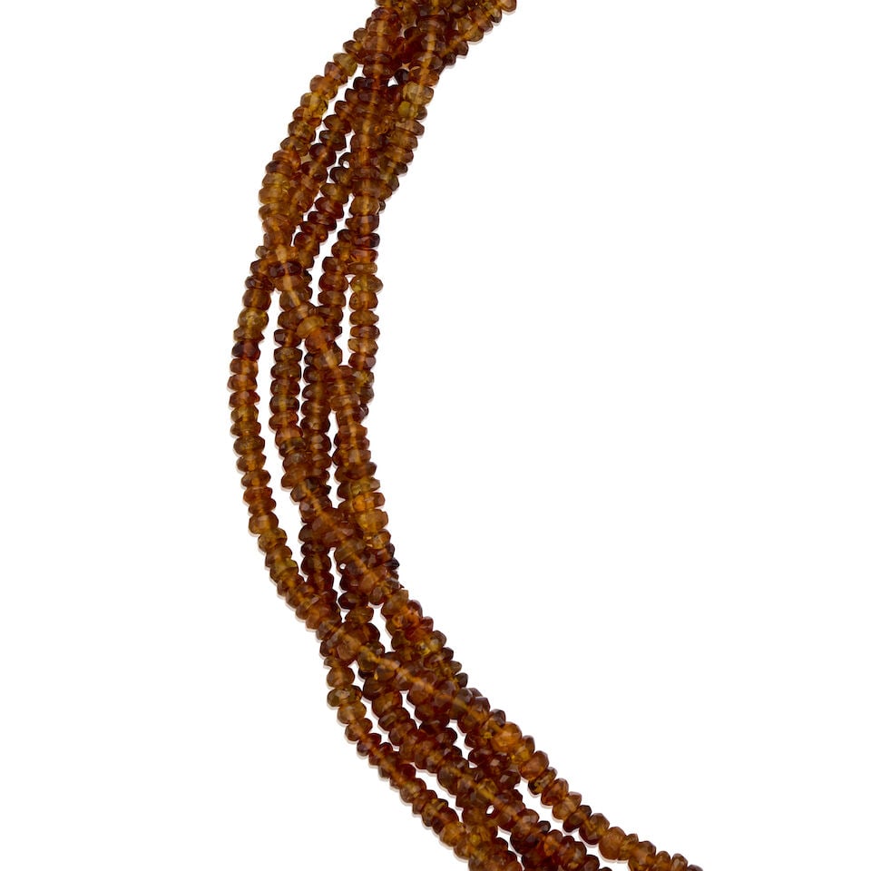 18K GOLD AND CITRINE NECKLACE - 2