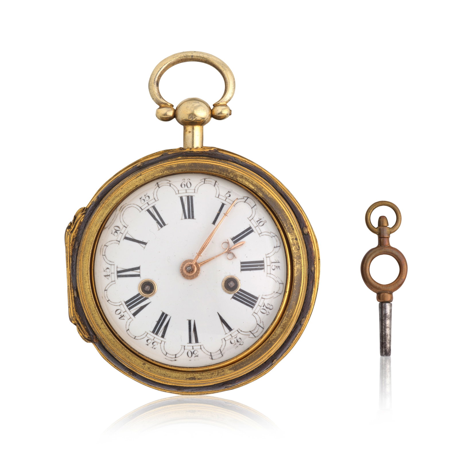 Thomas Tompion, London. A Fine and rare later cased early clock watch movement, number 83 Circa ...: Thomas Tompion, London. A Fine and rare later cased early clock watch movement, number 83 Date: Circa 1695 and later Movement: Gilt full plate fusee verge, pierced and engraved balance cock, silver re