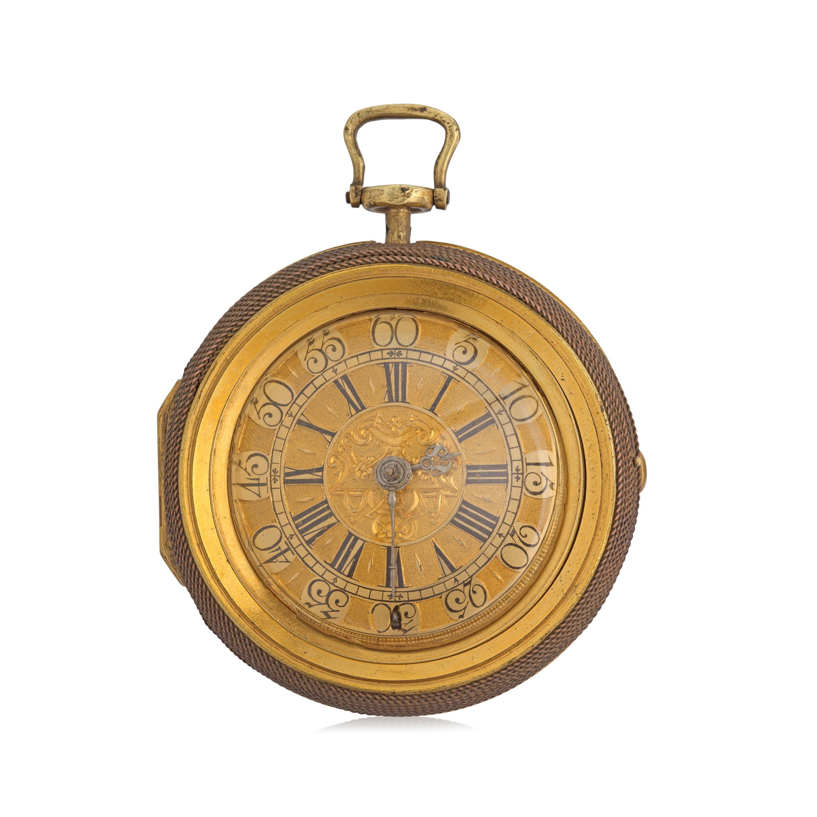Johann Buschman, London. A Fine gold key wind quarter repeating triple cased pocket watch with ... (1 of 1)